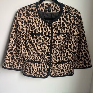 East 5th Leopard Print Jacket Size M